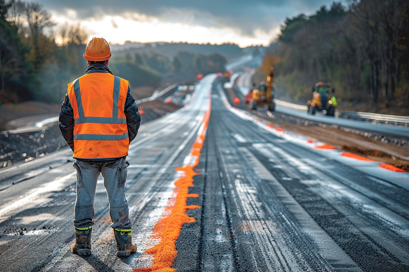 Les travaux avancent toujours sur le chantier de l'autoroute A69 reliant Castres à Toulouse.